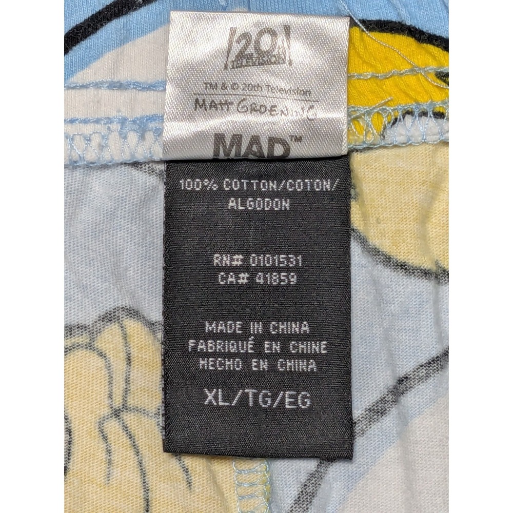 The Simpsons Homer Meme‎ Blue Lounge Pajama Pants - Men XL EUC - Picture 7 of 15